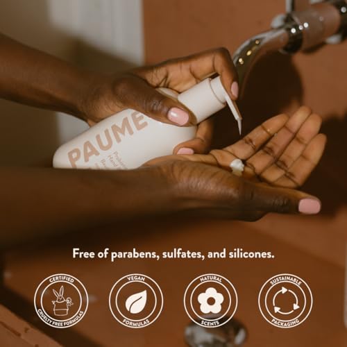 PAUME Probiotic Hand Balm, Non-Greasy, Fast Absorbing, Long Lasting Hydration, Hand Moisturizer for Dry, Chapped, Aging Skin, 10 oz