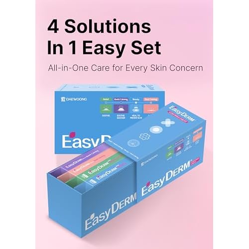 EasyDerm 4-Type Acne Patches Variety Set and 2-in-1 Pimple Popper Tool