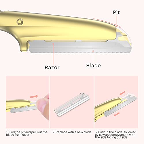 ennva Metal Razor Replacement Blades -Pack of 10
