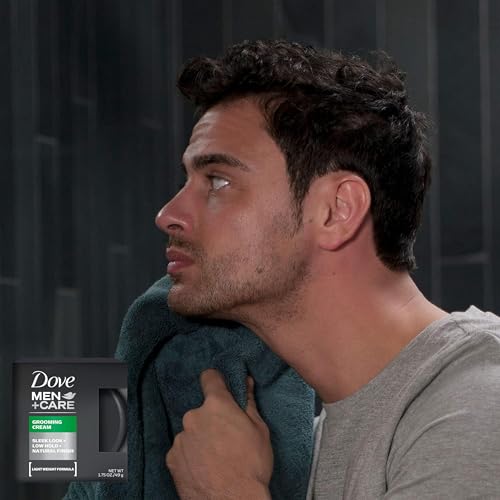 Dove Men+Care Grooming Cream, 3 Pack Hair Styling Cream for Men, Lightweight Formula, Defines and Conditions with Low Hold for Easy Styling and Natural Texture, 1.75 oz Each