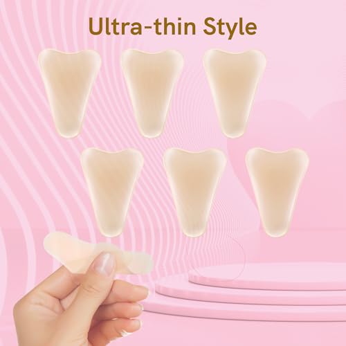 Camel Front Silicone Coverage Concealer Pads for Women, 6 Pack Reusable Invisible Insert for Leggings, Yoga Pants & Swimwear