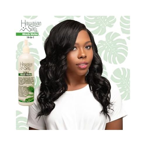Hawaiian Silky 14-in-1 Miracle Worker Hair Care Set, Shampoo, Conditioner and Activator Spray, 16 Fl Oz Each