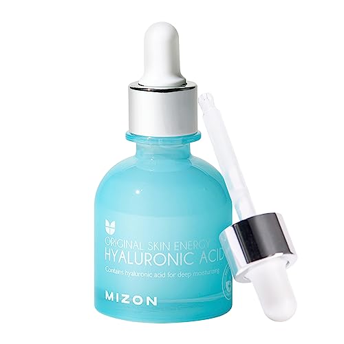 MIZON Hyaluronic Acid 100 Serum ? Pure Hyaluronic Acid for Deep Hydration, Plumping & Skin Barrier Support ? Lightweight K-Beauty Ampoule for Glass Skin Glow (1.01 fl. oz)