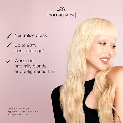 COLORCHARM Permanent Liquid Hair Toners | Neutralize Brass | Healthy-Looking Blondes Tones | Vegan & Free of Parabens