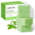 Tea Tree Soap, Tea Tree Soap Bar for Face & Body, Antifungal Soap with Tea Tree Oil, Antibacterial Bar Soap for Fungus, Ringworm, Acne, Pack of 3