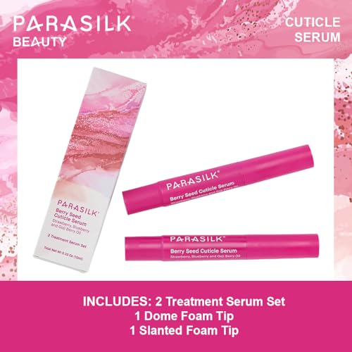 Parasilk Beauty Berry Seed Cuticle Serum. Superior Antioxidant Oils. Soothe, Hydrate, and Rejuvenate Dry Cuticles