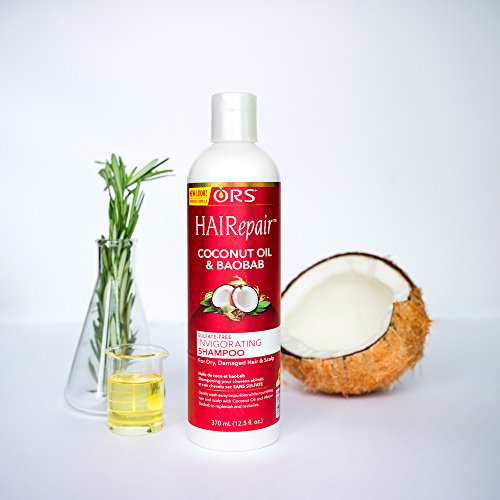 ORS HAIRepair Coconut Oil & Baobab Sulfate-Free Invigorating Shampoo HAIRepair Coconut Oil and Baobab Restoring Conditioner - Bundle