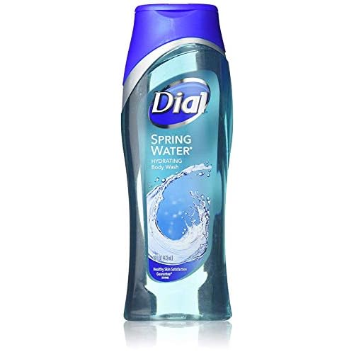 Dial Body Wash Spring Water 16 Ounce Hydrating (473ml) (Pack of 2)