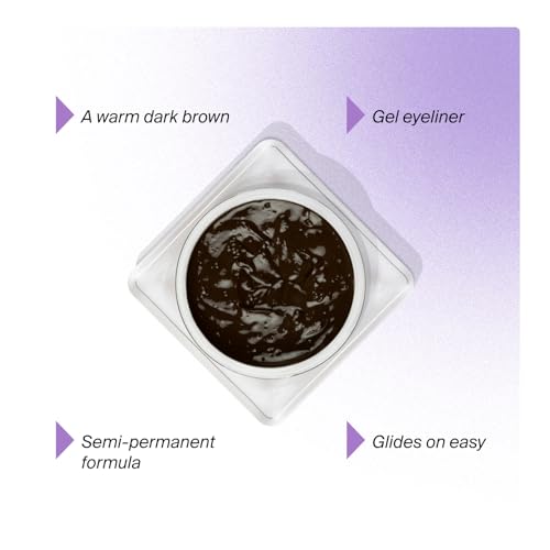Ofra Fixline Eyeliner Gel Brown - Waterline Eyeliner - Waterproof and Smudge Proof - Eye Makeup - 4g
