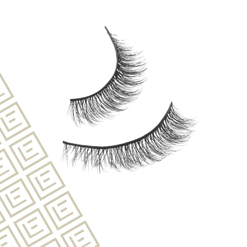 Eylure Luxe Faux Mink False Lashes - Natural Lavish, 4 Pairs Bonus Pack | Glue Included | 10 Wears