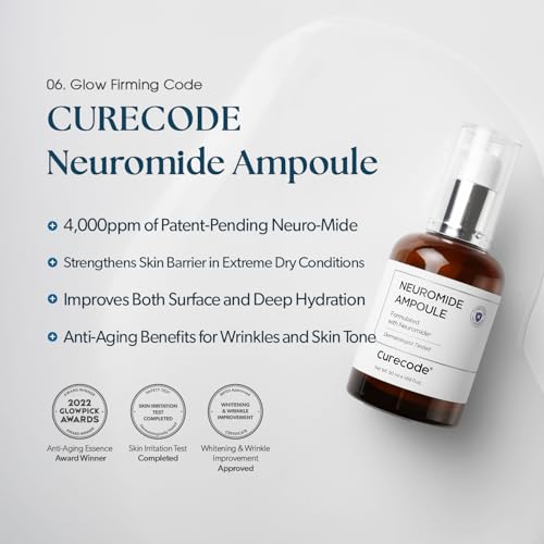 Neuromide Ampoule 50ml - Revitalizing Hydration, Anti-Aging Ampoule with 4,000ppm Niacinamide, Adenosine for Enhanced Skin Tone, Wrinkle Relief, Robust Skin Barrier Support, Korean Skincare