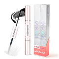 Lash Bond and Seal Waterproof, Cluster Lash Glue Bond and Seal Lash Glue, Strong Hold 72h for Eyelash Clusters, Latex Free Sensitive Eyes Available 10ML (Pack of 2)