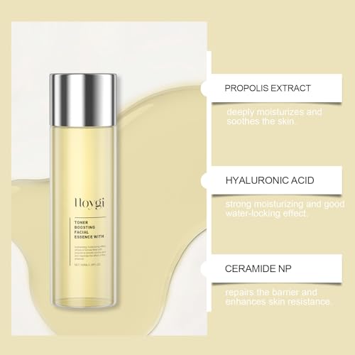Toner for Face, Hydrating Face Toner with Propolis Extract & Hyaluronic Acid, Nourishing & Soothing, Skin Care for Radiant Glass Skin, 3.38 Fl. Oz