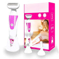 Generic Electric Shaver for Women, Wet and Dry Rechargeable Cordless Razor, Hypoallergenic with Pop-Up Trimmer for Legs, Underarms, Bikini Area