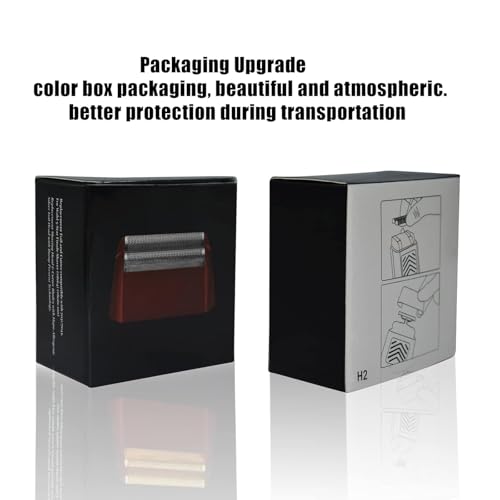 1 Pack Professional 5 Star Series Finale Shaver Replacement Foil and Cutter Bar Assembly Compatible With Wahl Shaver Foil 7031-100, 7043-100 Super Close Shaving Replacement Heads£¬ (Black)