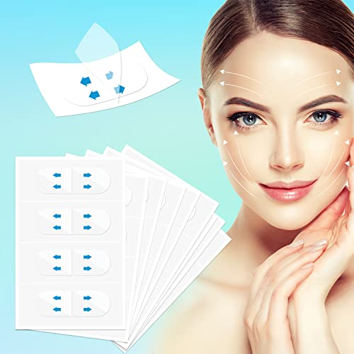 Neck Tape Lifting Invisible,Face Tape Lifting Invisible,156pcs Face Lift Tape,Neck Lift Tape Instant Facelift Tape Face Lifter Tape Facial Tape for Double chin Jowls Eyes Sagging Skin Makeup Woman