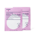 HIBAR - Nourish Solid Body Wash Bar - Replenish & Enrich - With Pomegranate Sterol & Jojoba Protein - Daily Use & Sensitive Skin - Plastic, Paraben & Soap-Free - Vegan - Black Currant + Rose - 2 PACK
