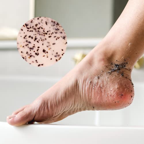 Bare August Pure & Natural Exfoliating Treatment - Soothes Skin, Softens Calluses, Eases Dry Cracks, Removes Dead Skin For Soft, Smooth Feet - Pedicure Care For Women & Men