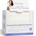 Disposable Face Towels XL for Skin Care & Makeup Removal ? 100% Biodegradable Towelette, Face Wash Cloth, Disposable Face Towel for Skincare, Facial Towels, Dry Wipe, Hypoallergenic -50 Count