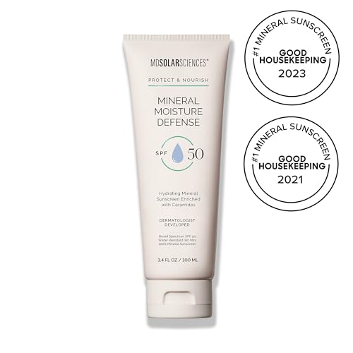 MDSolarSciences Mineral Moisture Defense SPF 50 Sunscreen for Body and Face
