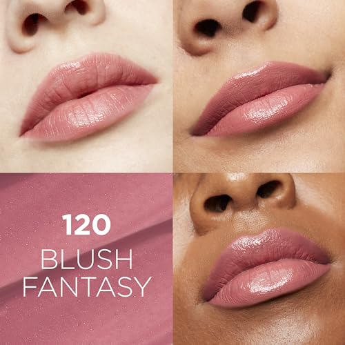 L'Oreal Paris Glow Paradise Hydrating Balm-in-Lipstick Bundle with Pomegranate Extract, Blush Fantasy 0.1 Oz and Nude Heaven 0.1 Oz