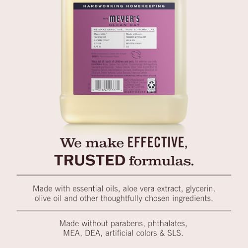 Mrs. MEYER'S CLEAN DAY Hand Soap Refill, Plum Berry Scent, 33 Fl Oz Bottle