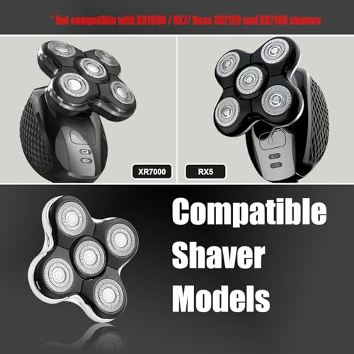 XR7000 Balder Pro Replacement Head Compatible with Remington Balder Pro Head Shaver Model XR7000/XR1500/XR1501 (3 Count)