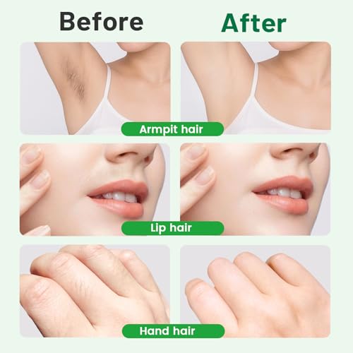 Wax Strips for Face - 98% Natural Formula for Sensitive Skin, Facial Hair Removal for Women - Gently and Quickly Removes Hair from Eyebrows, Lips, Body, Legs, and Bikini Line- Hypoallergenic