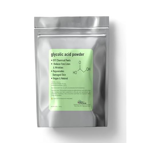 Glycolic Acid Powder DIY Glycolic Crystal Powder is Pure, DIY (8 Oz/226 grams) for Glycolic Acid Face Wash, Glycolic Acid Lotion