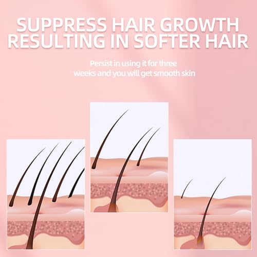 Glabrouse Skin Smooth Glide Epilator for Women,Facial Epilator for Women,Cordless Face Hair Remover with Light,Hair Rmoval for Face Bikini Legs, Body Removal Device