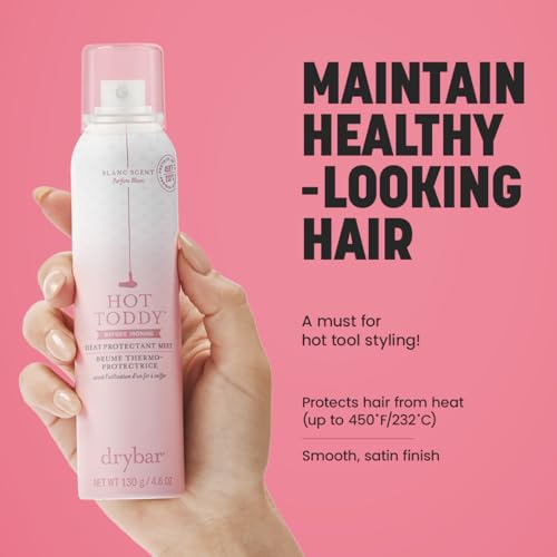 Drybar Hot Toddy Heat Protection Spray for Hair, Lightweight Formula, Protects from Heated Styling, Straightening and Curling Irons