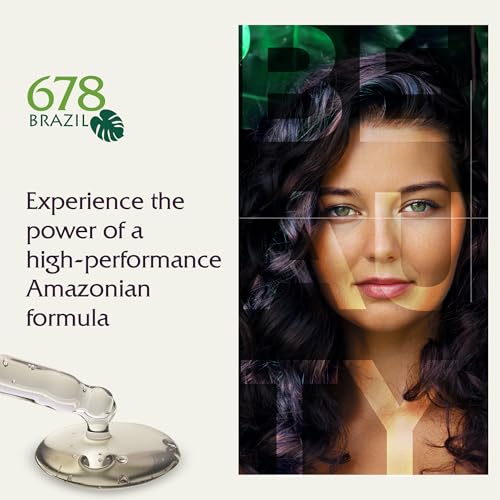 678Brazil Pro-Aging Face Serum - Daily Use - Reduces Fine Lines & Wrinkles - Firmer & More Radiant Skin - Camu-Camu, Hyaluronic Acid, 1% Bakuchiol, Vitamin C, Prebiotic, Niacinamide - 1.01 fl oz