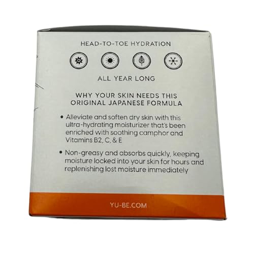 Yu-Be Ultra Hydration Duo (Jar & Tube) ? Deeply Moisturizing Cream for Day & Night | Non-Greasy Formula with Camphor & Vitamins | Softens and Nourishes Dry Skin