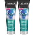 John Frieda Volume Lift Weightless Shampoo, Lightweight Volumizing Shampoo with Air-Silk Technology for Fine or Flat Hair, Adds Natural Fullness, Safe for Color-Treated Hair, 8.45 Oz (Pack of 2)