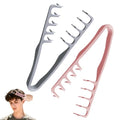 Texture Comb & Textured Styling Tool for Volumizing Fluffy Hair, 2-Pack Wide Tooth Quad Design for Detangling and Styling, Texturizing Solution for Women & Men (Grey+Pink£©