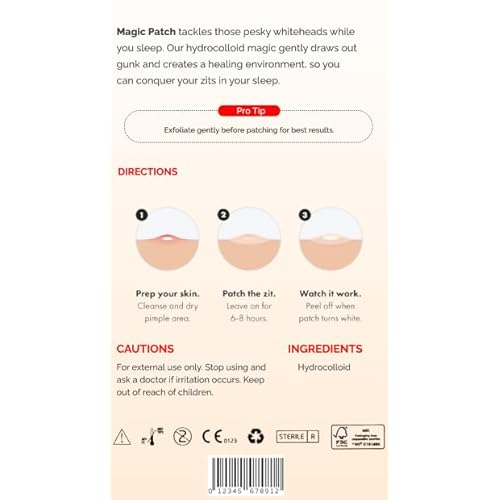 ClearPatch Acne Treatment Hydrocolloid Pimple Patch (36 Patches in 1 Box) ? Invisible Acne Patch for Pimple, Blemish Healing, Skin Protection, Hypoallergenic, Day or Night Use, Unscented