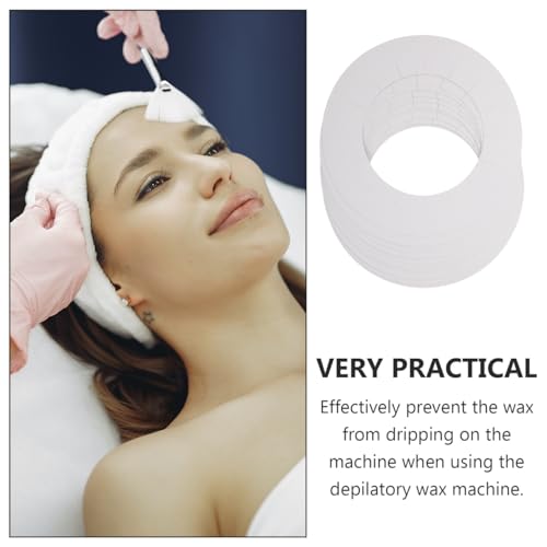 DOITOOL Waxing Machine Spill Proof Pads 3 Packs Gaskets Mats 7.05 Inch Square Wax Warmer Protective Ring for Hair Removal Wax Machine