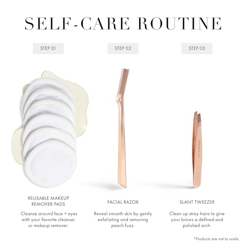 Tweezerman Rose Gold Facial Razor