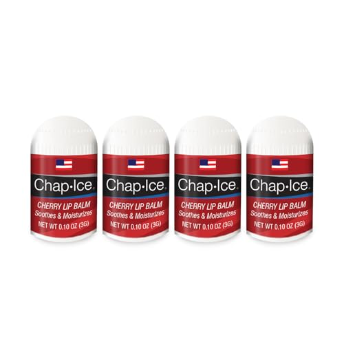 Lot of 4 Oralabs Chap Ice Cherry Lip Balm Mini Cute Bonus Pack ¡¦