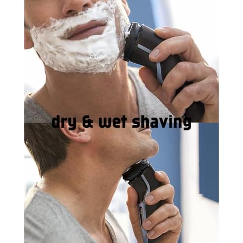 Electric Razor for Men Blades Compatible with rategist Electric Shaver Blades rategist Replacement Blades for rategist Rechargeable Electric Shaver WD-787, 2 Cleaning Brush