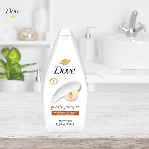 Dove Body Wash, Gentle Pamper 2-Pack ? Soothing Moisturizing Cleanser for Soft Skin, 15.22 Oz Ea