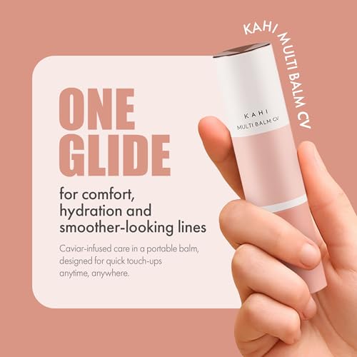 KAHI Multi Balm CV Refill - All-in-One Age-Defying Balm Stick with Beluga Caviar Oil - 48HR-Hydrating Moisturizer for Under Eye, Cheeks, Neck, Lips - Luxury Korean Skincare (9g, 0.31 oz)