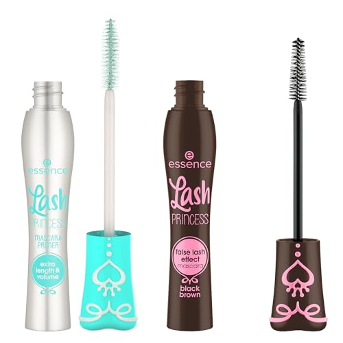 essence Lash Princess Mascara Primer & False Lash Brown Bundle