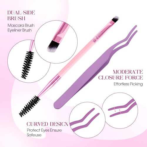 Fluffy Lash Clusters Kit Bulk Packs: Wendy, 560Pcs, 150D, 200D, 200D, 250D, D Curl, 10-18mm Mixed, Thick, Volume, Soft, DIY Eyelash, Individual, Natural, Fake Lashes