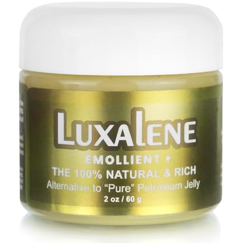 Beesaluxe Luxalene - a 100% Natural, Rich & Hypoallergenic Alternative to Petroleum Jelly with Castor Oil - Lips, Hands, Baby, Makeup Remover and More (2 Ounce)