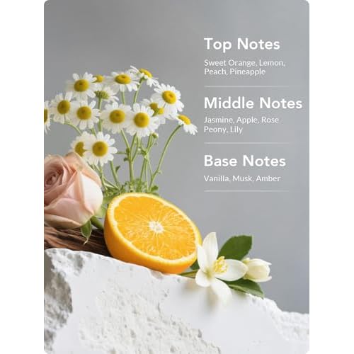 Kustie Chamomile Petal Body Wash with 972 Real Petals Floating in Clear Gel ? Calendula & Amino Acids ? Vegan, Sulfate-Free, Soothes & Moisturizes Sensitive Skin ? 24H Floral Scent, 24.3 fl oz
