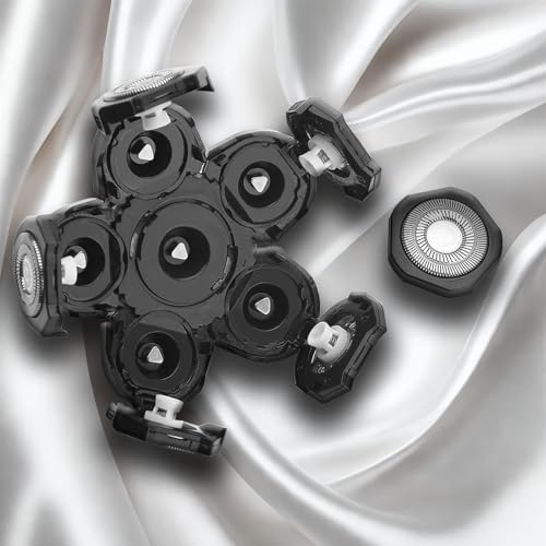 Remington Rotary Shaver Replacement Head Compatible with Remington Limitless X7 Shaver, Titanium Twin Track Blades