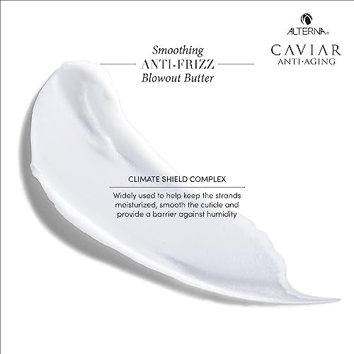 Alterna Caviar Anti-Aging Smoothing Anti-Frizz Blowout Butter, | Protects Hair from Heat Styling and Humidity | Sulfate Free , 5.07 Fl Oz (Pack of 1)