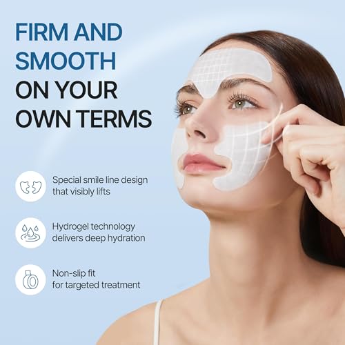 Wrinkle Patches for Forehead and Smile Line Patches 36 PCS with Hyaluronic Acid, Collagen, Peptides - Anti Wrinkle Patches - Face Tape for Wrinkles Overnight - Smoothing, Firming & Moisturizing
