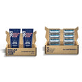 Dollar Shave Club 6 Blade 8 Count Razor Refills and 2 Pack Shave Cream with Aloe and Oils